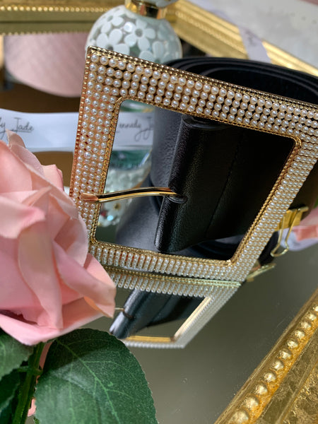 Londyn Pearl Square Buckle Belt – Kennedy Jade